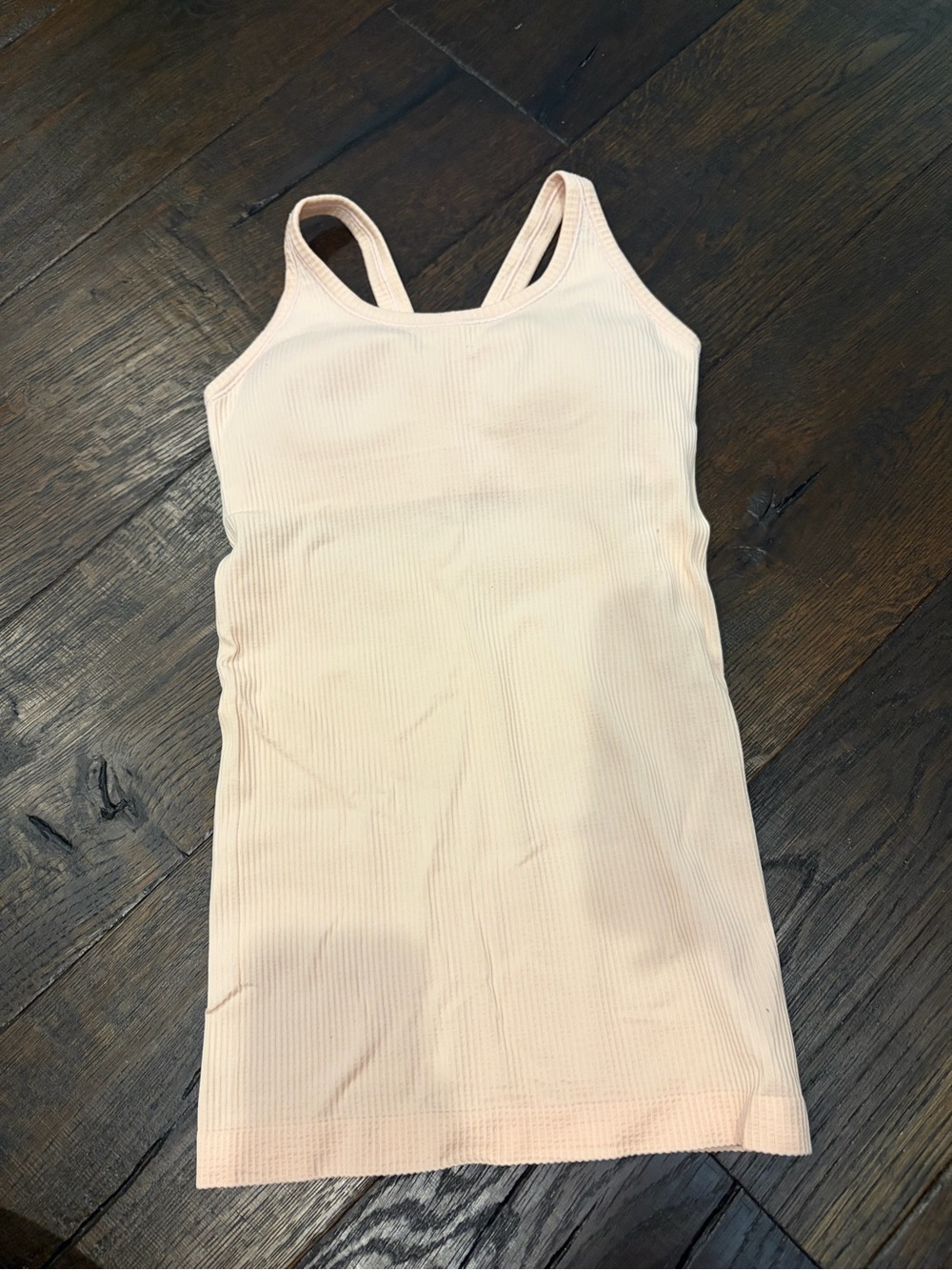 Lululemon blush pink Ebb to Street tank size 4